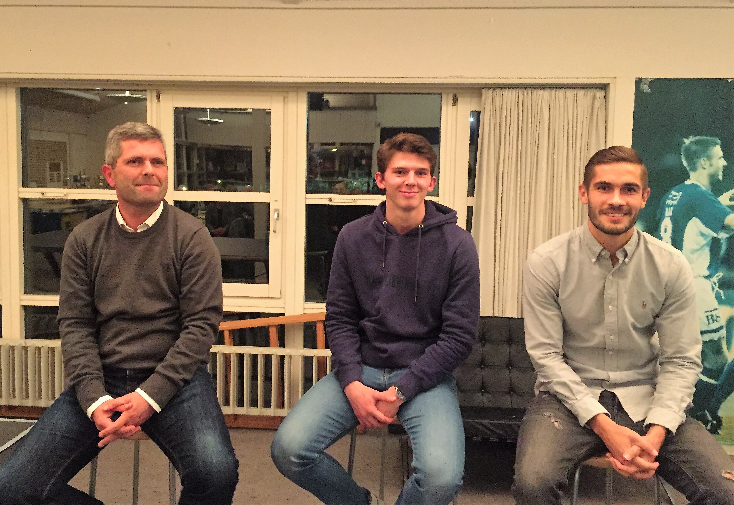 Birger Jørgensen,  Markus Backmann og Lasse Fosgaard